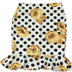 Fun Flare Pencil Skirt with Ruffle